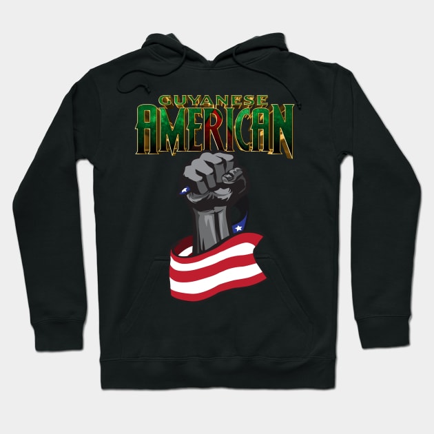 Guyanese American Hoodie by UnOfficialThreads